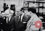 Image of Prince Philip, Duke of Edinburgh, visiting the Decca Records productio United Kingdom, 1957, second 18 stock footage video 65675040118