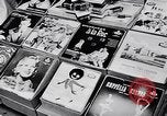 Image of Prince Philip, Duke of Edinburgh, visiting the Decca Records productio United Kingdom, 1957, second 33 stock footage video 65675040118