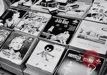 Image of Prince Philip, Duke of Edinburgh, visiting the Decca Records productio United Kingdom, 1957, second 34 stock footage video 65675040118