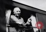 Image of Chancellor Konrad Adenauer Germany, 1957, second 26 stock footage video 65675040130