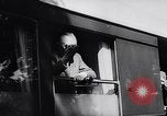 Image of Chancellor Konrad Adenauer Germany, 1957, second 28 stock footage video 65675040130