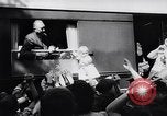 Image of Chancellor Konrad Adenauer Germany, 1957, second 34 stock footage video 65675040130