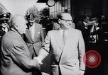 Image of Chancellor Konrad Adenauer Germany, 1957, second 40 stock footage video 65675040130