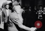 Image of Chancellor Konrad Adenauer Germany, 1957, second 41 stock footage video 65675040130