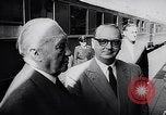 Image of Chancellor Konrad Adenauer Germany, 1957, second 46 stock footage video 65675040130