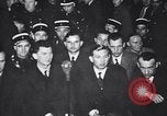 Standbild sieben ehemalige NS-SS-Männer Oradour-sur-Glane Frankreich, 1953, aus Sekunde 39 historischem Filmmaterial Videoclip 65675040139