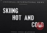 Standbild Skispringen United States USA, 1953, aus Sekunde 1 historischem Filmmaterial Videoclip 65675040143