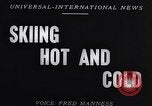 Standbild Skispringen United States USA, 1953, aus Sekunde 3 historischem Filmmaterial Videoclip 65675040143