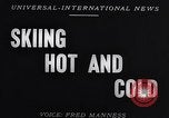 Standbild Skispringen United States USA, 1953, aus Sekunde 4 historischem Filmmaterial Videoclip 65675040143