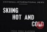 Standbild Skispringen United States USA, 1953, aus Sekunde 5 historischem Filmmaterial Videoclip 65675040143