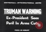 Standbild Truman vor Reserve Officers Association Philadelphia Pennsylvania USA, 1953, aus Sekunde 12 historischem Filmmaterial Videoclip 65675040144