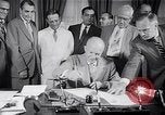 Standbild Präsident Eisenhower Baltimore Maryland USA, 1953, aus Sekunde 9 historischem Filmmaterial Videoclip 65675040145