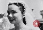 Standbild Hollywood Schauspielerin Ann Blyth heiratet James McNulty California United States USA, 1953, aus Sekunde 4 historischem Filmmaterial Videoclip 65675040147