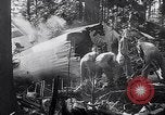 Image of wreckage of chartered airliner Washington State United States USA, 1953, second 41 stock footage video 65675040154