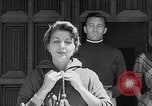 Image of women wear hood Avon Connecticut USA, 1953, second 30 stock footage video 65675040155