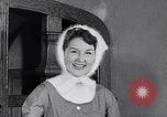 Image of women wear hood Avon Connecticut USA, 1953, second 43 stock footage video 65675040155