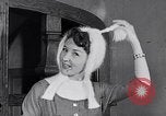 Image of women wear hood Avon Connecticut USA, 1953, second 47 stock footage video 65675040155