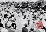 Image of bull fighting Alcochete Portugal, 1953, second 1 stock footage video 65675040157