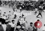 Image of bull fighting Alcochete Portugal, 1953, second 4 stock footage video 65675040157