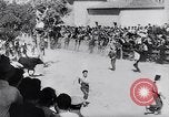 Image of bull fighting Alcochete Portugal, 1953, second 5 stock footage video 65675040157