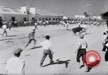 Image of bull fighting Alcochete Portugal, 1953, second 10 stock footage video 65675040157