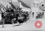 Image of bull fighting Alcochete Portugal, 1953, second 17 stock footage video 65675040157