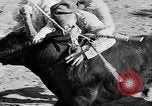 Image of bull fighting Alcochete Portugal, 1953, second 43 stock footage video 65675040157
