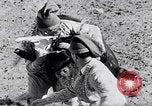 Image of bull fighting Alcochete Portugal, 1953, second 45 stock footage video 65675040157