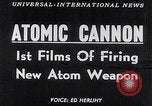 Image of Nuclear artillery Nevada United States USA, 1953, second 14 stock footage video 65675040158