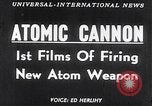 Image of Nuclear artillery Nevada United States USA, 1953, second 15 stock footage video 65675040158