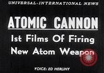 Image of Nuclear artillery Nevada United States USA, 1953, second 16 stock footage video 65675040158