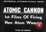 Image of Nuclear artillery Nevada United States USA, 1953, second 17 stock footage video 65675040158