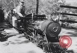 Image of toy train Wichita Kansas USA, 1953, second 16 stock footage video 65675040163