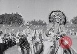 Image of cowboys at rodeo Pendleton Oregon USA, 1953, second 7 stock footage video 65675040164