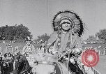 Image of cowboys at rodeo Pendleton Oregon USA, 1953, second 8 stock footage video 65675040164