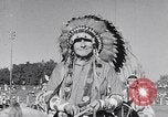 Image of cowboys at rodeo Pendleton Oregon USA, 1953, second 9 stock footage video 65675040164