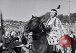 Image of cowboys at rodeo Pendleton Oregon USA, 1953, second 13 stock footage video 65675040164