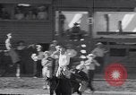 Image of cowboys at rodeo Pendleton Oregon USA, 1953, second 20 stock footage video 65675040164