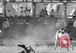 Image of cowboys at rodeo Pendleton Oregon USA, 1953, second 31 stock footage video 65675040164