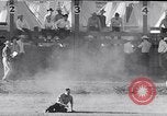 Image of cowboys at rodeo Pendleton Oregon USA, 1953, second 32 stock footage video 65675040164