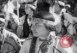 Image of cowboys at rodeo Pendleton Oregon USA, 1953, second 47 stock footage video 65675040164