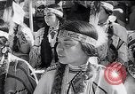 Image of cowboys at rodeo Pendleton Oregon USA, 1953, second 48 stock footage video 65675040164
