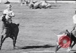 Image of cowboys at rodeo Pendleton Oregon USA, 1953, second 52 stock footage video 65675040164