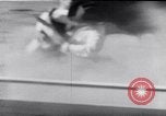 Image of cowboys at rodeo Pendleton Oregon USA, 1953, second 57 stock footage video 65675040164