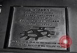 Standbild Widmung von US Army Felker Heliport in Fort Eustis Newport News Virginia United States USA, 1954, aus Sekunde 24 historischem Filmmaterial Videoclip 65675040176
