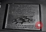 Standbild Widmung von US Army Felker Heliport in Fort Eustis Newport News Virginia United States USA, 1954, aus Sekunde 25 historischem Filmmaterial Videoclip 65675040176