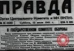 Standbild Sowjetische militärische Bereitschaft Russland, 1941, aus Sekunde 35 historischem Filmmaterial Videoclip 65675040191