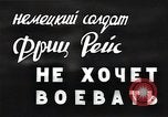 Image of German Army deserter surrenders Soviet Union, 1941, second 3 stock footage video 65675040197