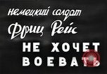 Image of German Army deserter surrenders Soviet Union, 1941, second 6 stock footage video 65675040197