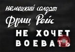 Image of German Army deserter surrenders Soviet Union, 1941, second 7 stock footage video 65675040197